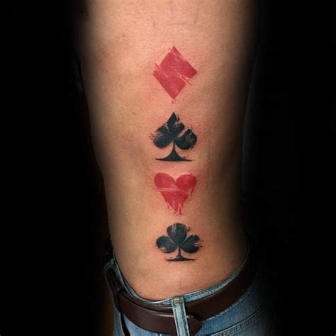 poker tattoo|card tattoos for men.